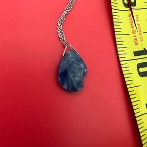 Fun stone necklace. Blue topaz! Wear it and reap rewards!